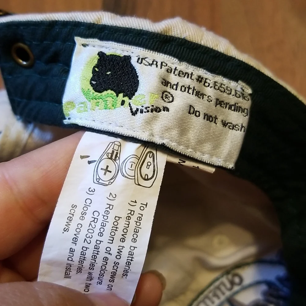 Gander Mountain Khaki Embroidered Light-Up Hat Ballcap